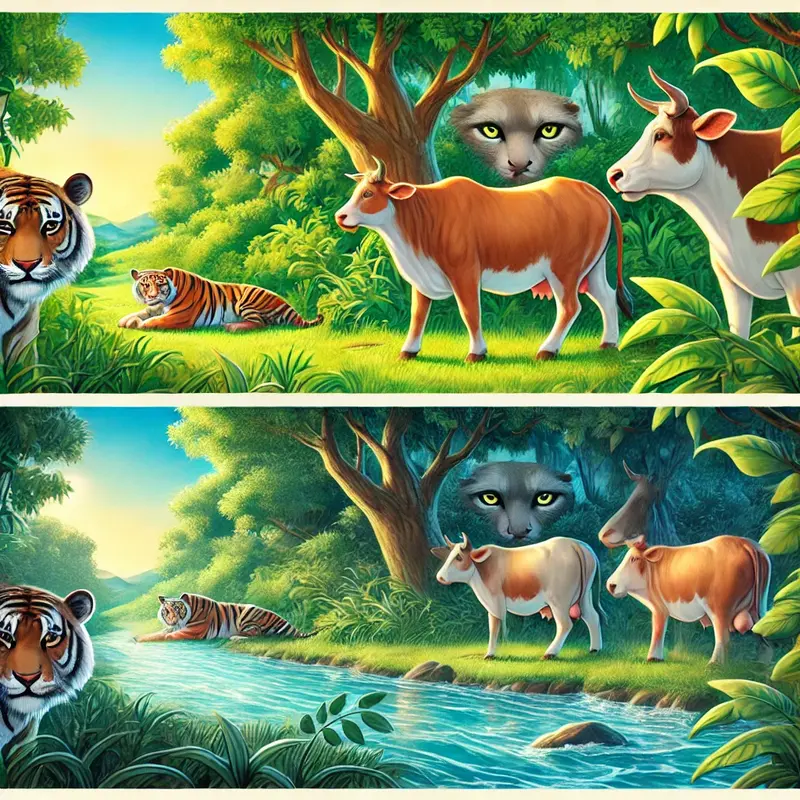 The Cows and the Tiger: A Lesson in Unity